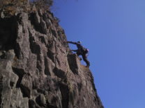 榛名山黒岩クライミング