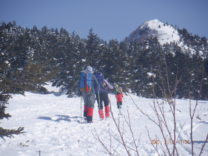 2月会山行　　あづまや温泉から四阿山