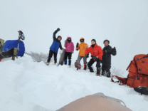 冬合宿　茂倉岳（撤退）