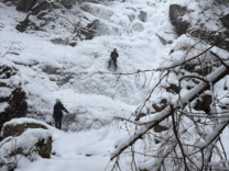 金ヶ窪沢アイスクライミング